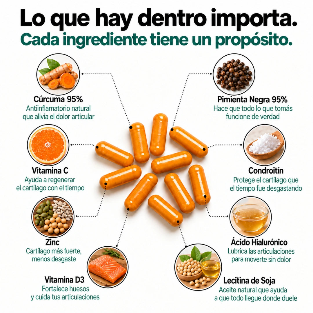 Kurema - Cápsulas Premium de Triple Acción Antiinflamatoria