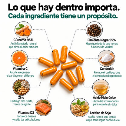 Kurema - Cápsulas Premium de Triple Acción Antiinflamatoria