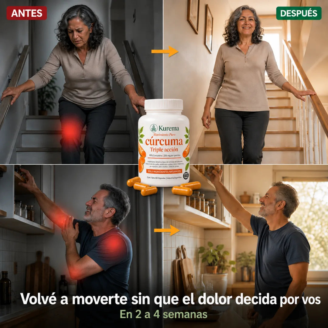 Kurema - Cápsulas Premium de Triple Acción Antiinflamatoria